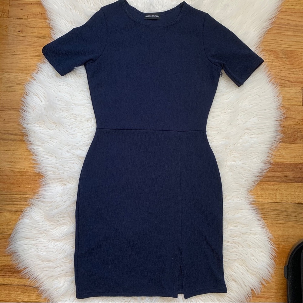 Navy blue dress